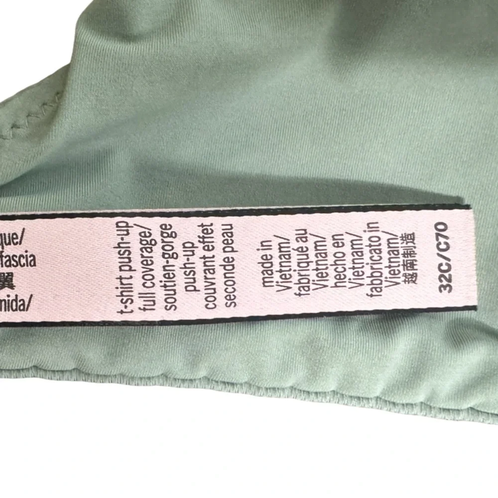 Victoria’s‎ Secret The T-Shirt Push-Up Perfect Shape/Full Coverage Pointelle Bra